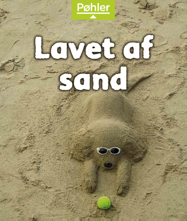 Solstrålebøger Lavet af sand forside