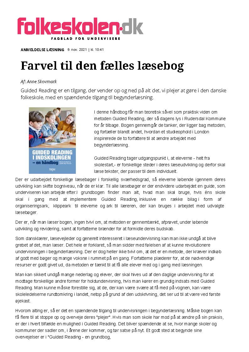 Folkeskolen 10.11.2021