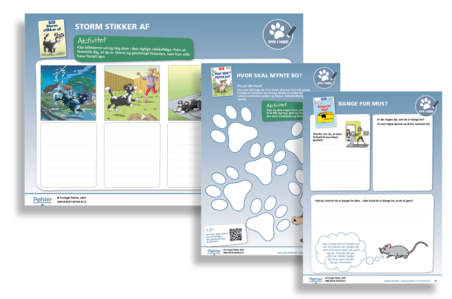 Aktivitetsark Dyr i nød