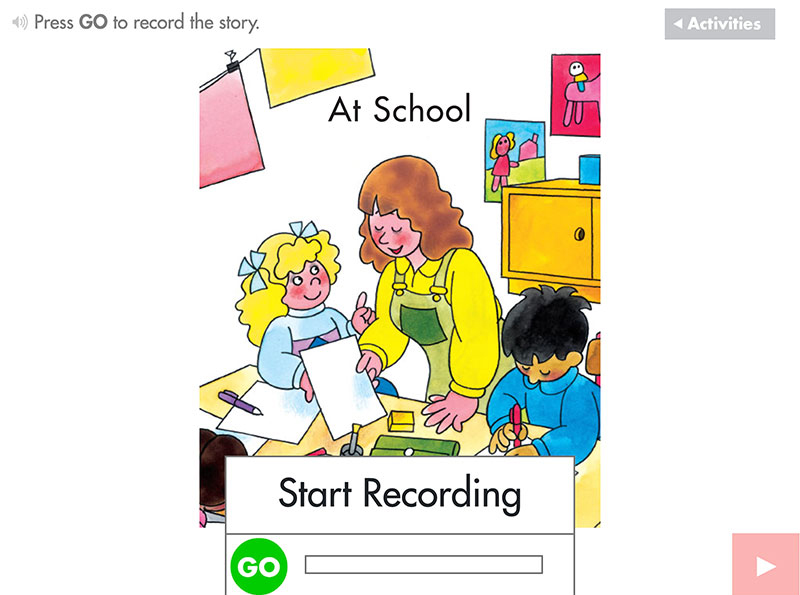 Levelled library recording fluency