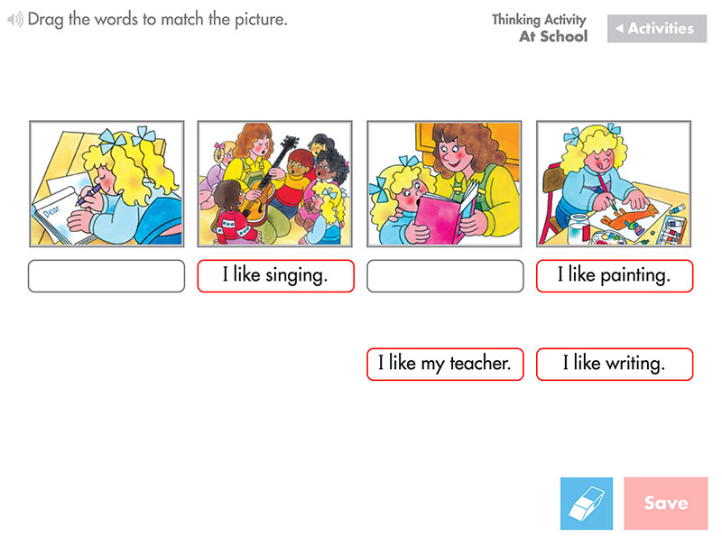 Levelled library thinking comprehension