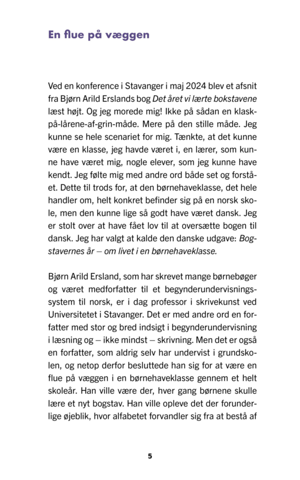 Om livet i en børnehaveklasse – tid til refleksion side 5