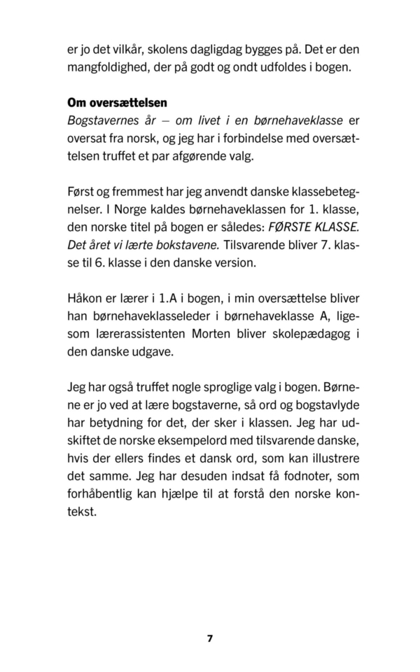 Om livet i en børnehaveklasse – tid til refleksion side 7